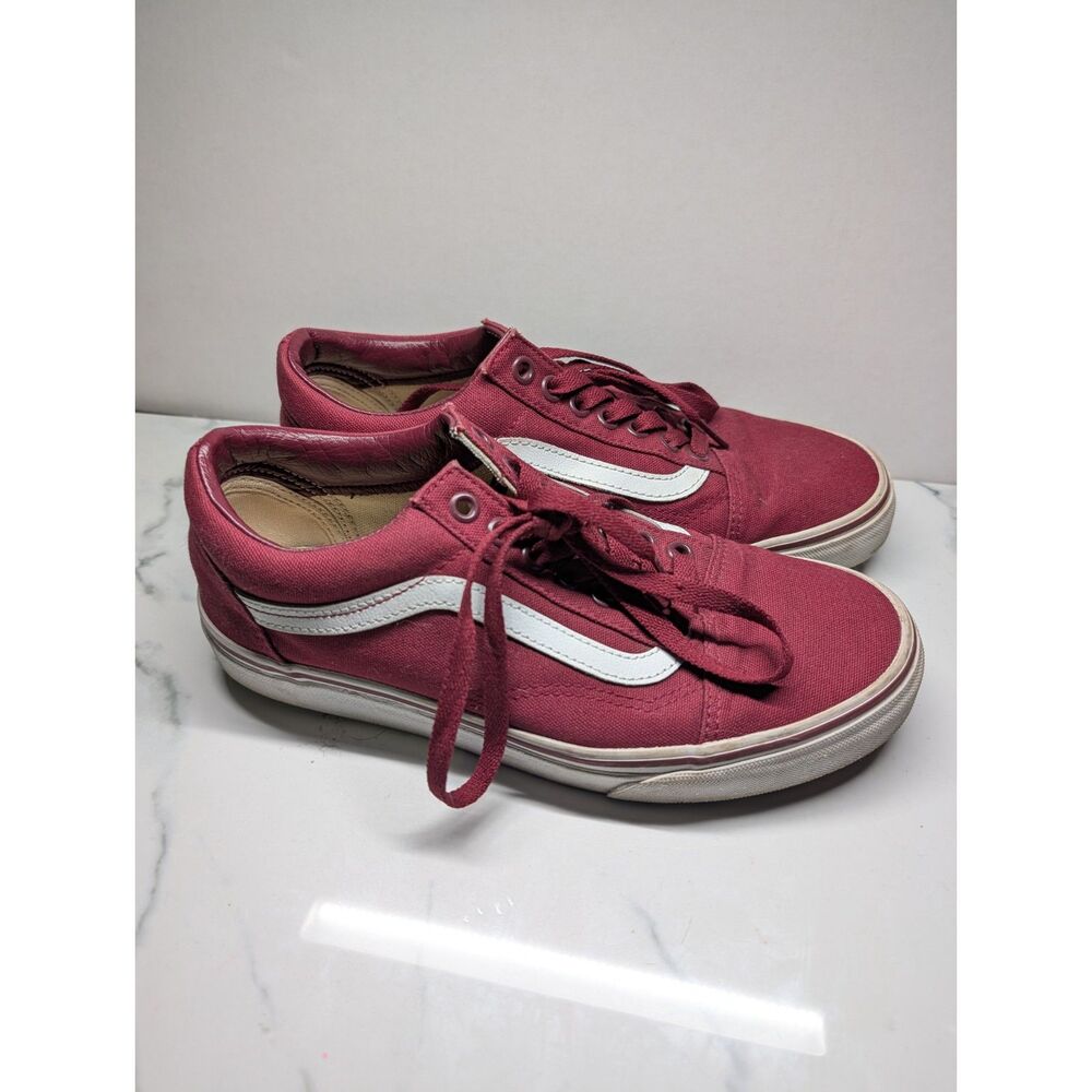 VANS Off the Wall 721278 Maroon Red Sneakers